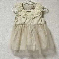 最終価格　美品　petitmain ワンピース　80cm ベビー　キッズ