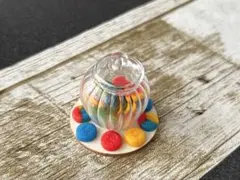 ［トロピカルキャンディ＆バルーン型瓶付セット］ミニチュアスイーツ