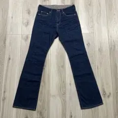 NAKED SUN シワ加工 フレア デニムパンツ S ネイキッド サン