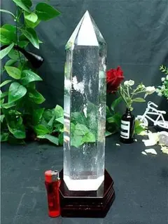 約：338mm 2515g超綺麗水晶六角柱B85B2/112B04A