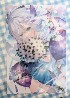 花芽すみれ　5周年記念2023アクリルブロック 花芽すみれ 5周年記念2023