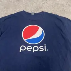 US古着 ペプシ 半袖Tシャツ ネイビー 2XL