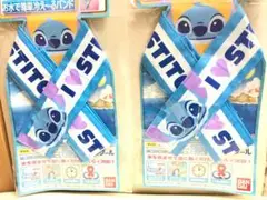 熱中症対策に！水で簡単 冷えるバンド スティッチ 2個 BANDAI