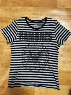 ストライプ 半袖Tシャツ ブラック/グレー ヒステリックグラマー