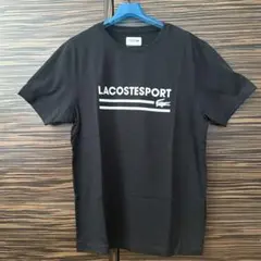 ラコステ　LACOSTE 黒Tシャツ　L