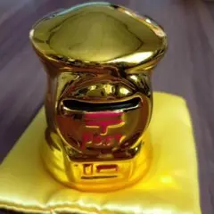 【未使用】非売品　レトロなポスト型貯金箱（ゴールド）