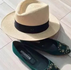 MAISONMICHEL メゾンミッシェル　ハット　麦わら帽子
