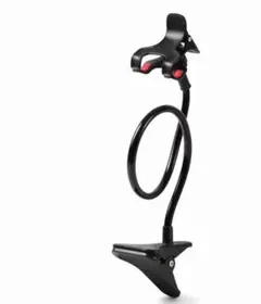 スマホスタンド フレキシブルアーム白色三脚