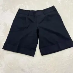ofuon オフオン　ショートパンツ　綺麗め　ゴルフ　ブラック　パンツ　ズボン
