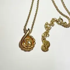 クリスチャンディオールCDロゴ入りネックレス