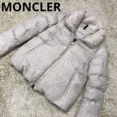 美品✨モンクレール ダウンジャケット レース 希少デザイン オフホワイト 1