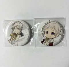 文豪ストレイドッグス アニメカフェ 缶バッジ DEAD APPLE 中島敦 2個