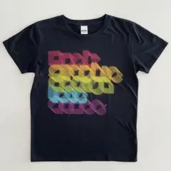 グラニフ グラフィック Tシャツ カラフル ロゴ ブラック 黒 半袖
