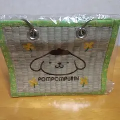 激レア希少品　ポムポムプリン　い草　ミニトートバッグ