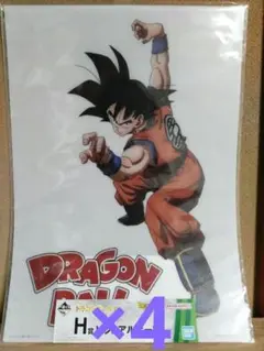 ドラゴンボール　ビジュアルボード4枚セット