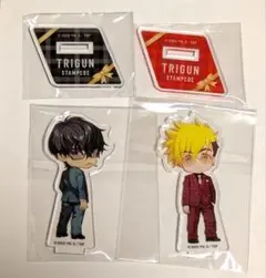 TRIGUN　アクリルスタンド　ヴァッシュ　ウルフウッド　カラ鉄　トライガン