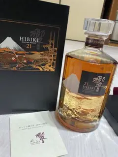 サントリー響21年 意匠ボトル花鳥風月SUNTORY 箱付き