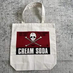 CREAM SODA スカルデザイン トートバッグ　クリームソーダ