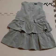 ベベ　フリルワンピース　100