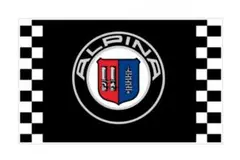 T166　タペストリー　アルピナポスター　 フラッグ ガレージ装飾 バナー