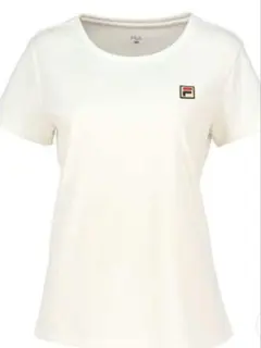 美品★FILA テニス シャツ オフ ホワイト　Sサイズ