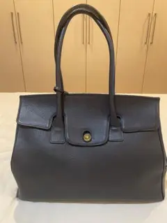 美品/保存袋/A4可　トフアンドロードストーン レザー ショルダー トートバッグ
