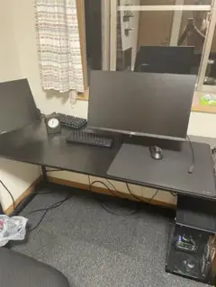ゲーミングデスクセット　キーボード2台ラピトリ　モニター2台