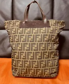 FENDI フェンディトートバッグ ズッカ柄折り畳みバック