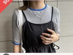 Lutique リブプルオーバー グレーL しまむら