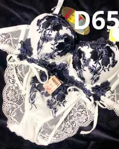 D65 ブラショーツセット　紐パン　レース フラワー　三上悠亜　豪華 フルバック