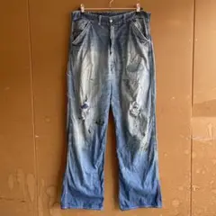 超希少40s50sヴィンテージ OLD HICKORY ワークパンツ ワイド