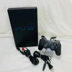 動品 PS2 SCPH-30000 本体 一式 コントローラー 映像コード