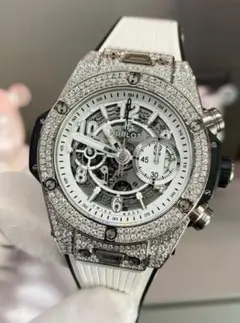 Hublot 自動巻き時計 ダイヤモンド装飾