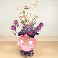 月とうさぎのサンキャッチャーホワイト