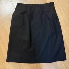 美品　カーシーカシマ　事務服　enjoy 9号　スカート　ストライプ　Aライン