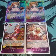 ワンピースカードゲーム　ザ・ベスト2 新規SRプリン　Rナミ　ドフラミンゴ