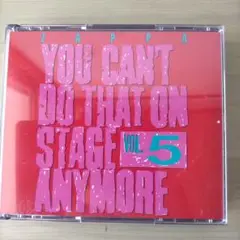 FRANK ZAPPA/『YOU CAN'T DO THAT ON ……』