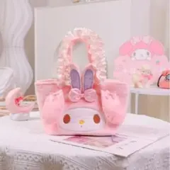 マイメロディ ハンドバッグ ランチバッグ 通勤バッグ 雑貨バッグ 化粧品バッグ