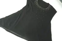 SPECCHIO スペッチオ ストレッチ ゆったり チュニック 装飾付き