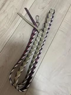 ajewレザー 編み込み ショルダーストラップ