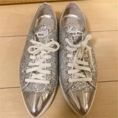 miumiu キラキラスニーカー