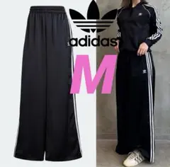 adidas サテンワイドレッグパンツ IU2520
