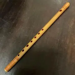 横笛190(篠笛)ほぼ新品(㐂月) ケース付 篠笛ケース-木製 – 日本の色-太鼓の泉響和館オンラインショップ