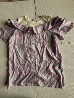 ★美品 オープーショルダー 半袖Tシャツ 155★