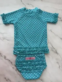 Ruffle Butts ドット柄水着 3T