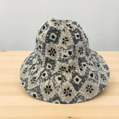 レディース　花柄バケットハット 56cm