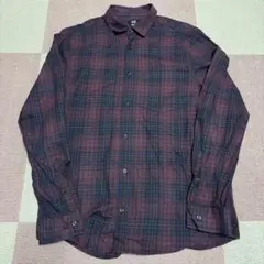 H&M 長袖チェックシャツ M