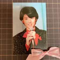 原田知世　当時物　写真カード　駄菓子屋　ブロマイド　1枚