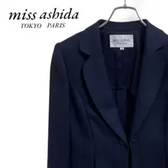 miss ashida ジャケット 濃紺 テーラード 7号 ミスアシ レディース
