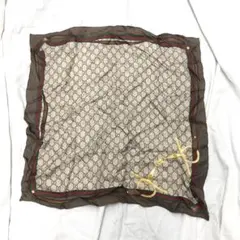 GUCCI グッチ シェリーライン スカーフ バンダナ ブラウン ブランド